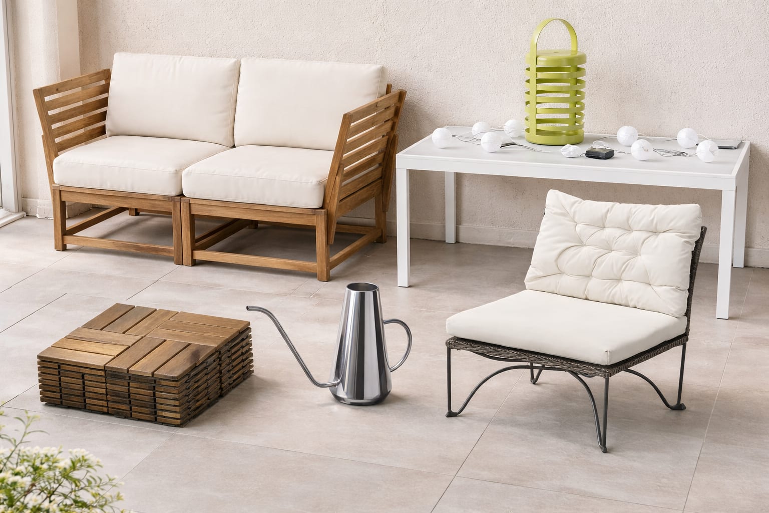 Ce piese IKEA folosesc designerii de interior pentru propriile balcoane
