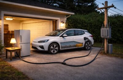 Încărcarea bidirecțională permite astăzi până la 3,6 kW din bateria mașinii