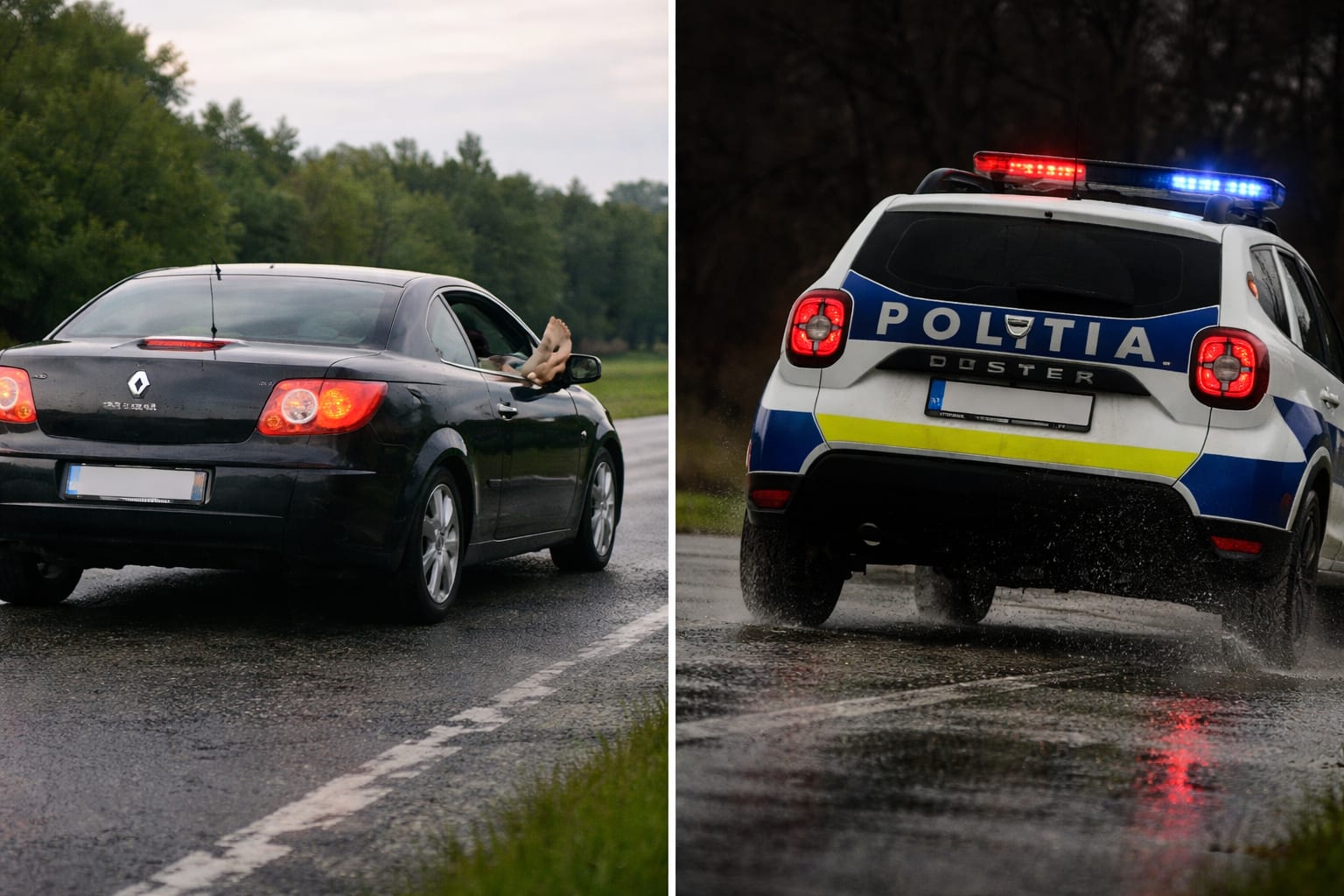 Picioarele pe bord sau pe geam pot duce la fracturi de bazin și coloană la un impact