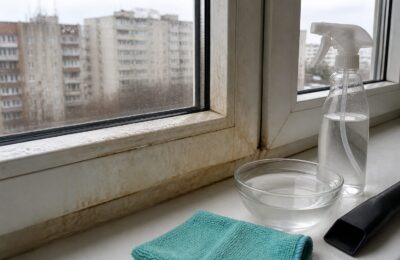 Cum cureți ramele de PVC îngălbenite cu oțet în 10-15 minute