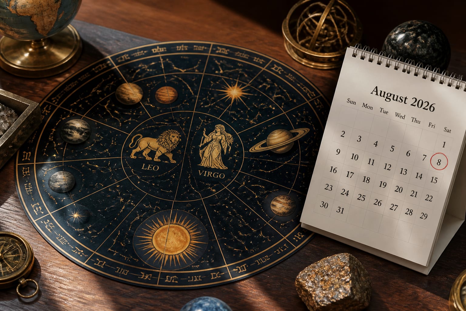 Horoscop 8 august 2026 pentru o sâmbătă cu ordine în casă și atenție la buget