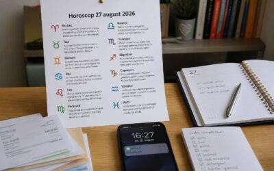 Horoscop pentru joi 27 august 2026: Leii negociază eficient iar Fecioarele pun lucrurile în ordine