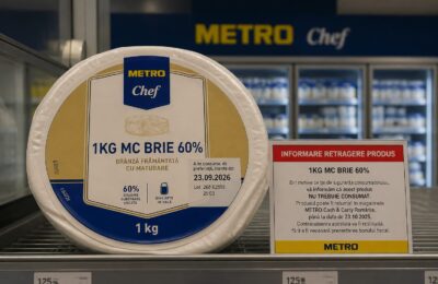 Brânză Brie la un kilogram retrasă din magazinele Metro pentru contaminare cu Listeria